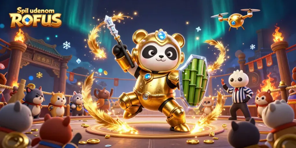 Engage with exciting gameplay at spil uden om ROFUS showcasing a dynamic casino scene.