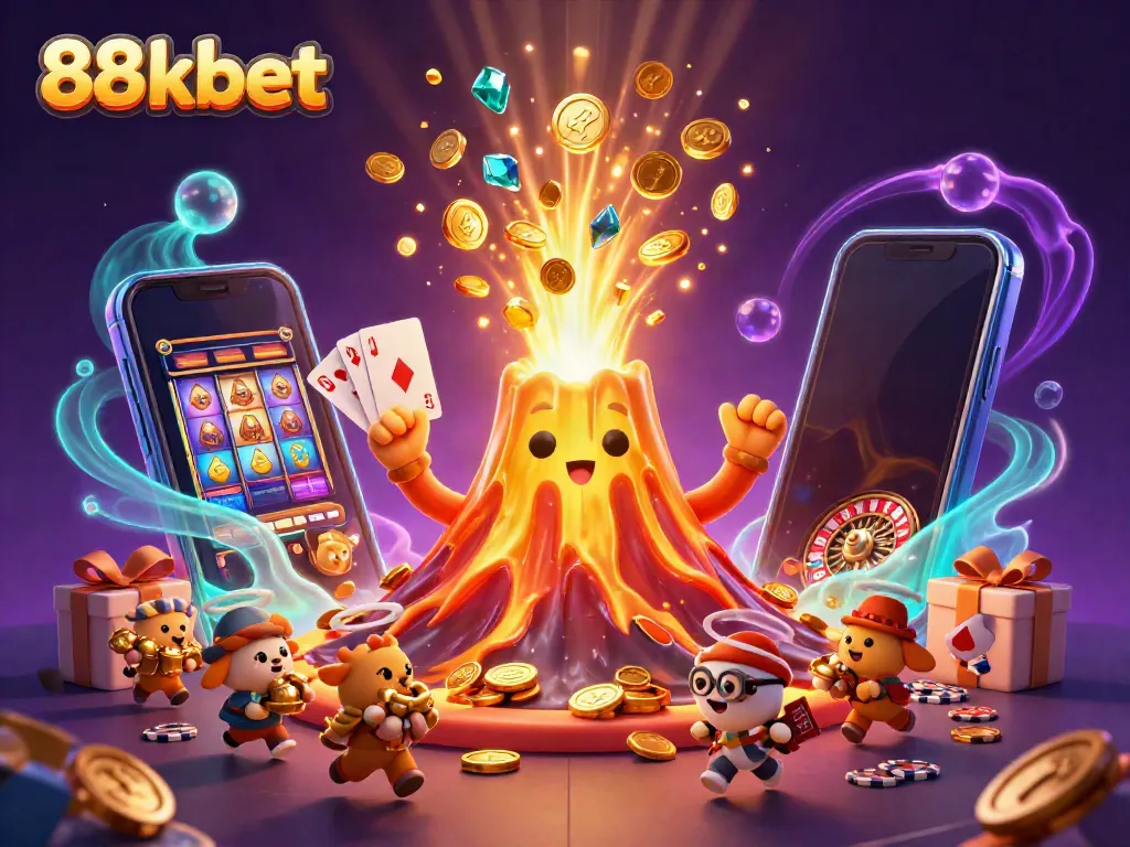 Experience thrilling winnings with 88kbet's vibrant casino scene and erupting treasures.